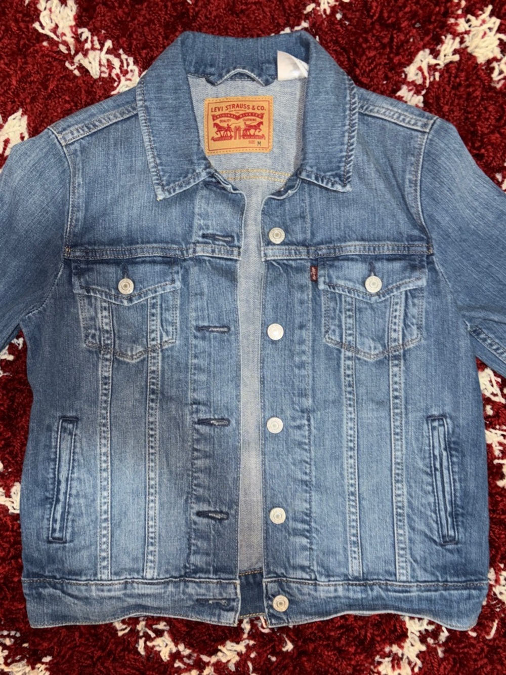 Levi’s Original Women’s Light Wash Denim Trucker Jacket - Medium